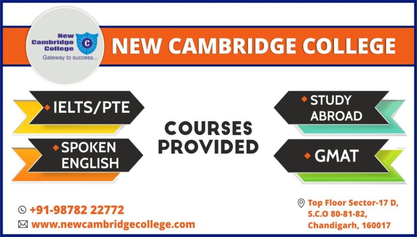 New Cambridge College Institute for ielts coaching in chandigarh