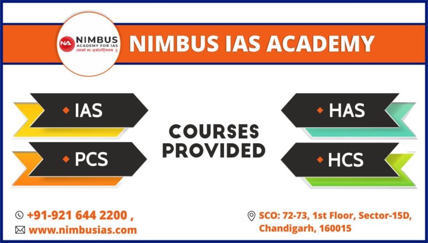 NIMBUS IAS ACADEMY for ias coaching in chandigarh